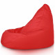 Rosso Pouf Poltrona Sacco XXL Esterno Da Balcone