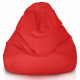 Rosso Pouf Poltrona Sacco XXL Esterno Da Balcone