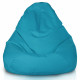 Azzurro Pouf Poltrona Sacco XXL Esterno da Terrazza