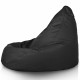 Nero Pouf Poltrona Sacco XXL Esterno Elegante