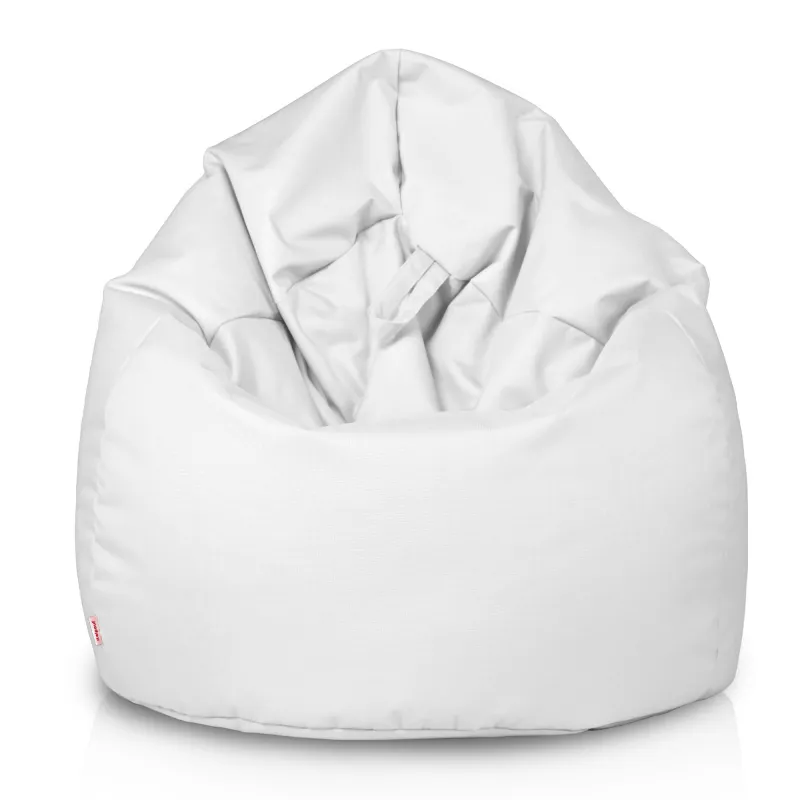 Bianco Pouf Sacco Bambini Esterno Fagiolo