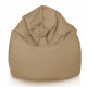Beige Pouf Sacco Bambini Esterno Fagiolo