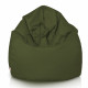 Verde Scuro Pouf Sacco Bambini Esterno A Pera