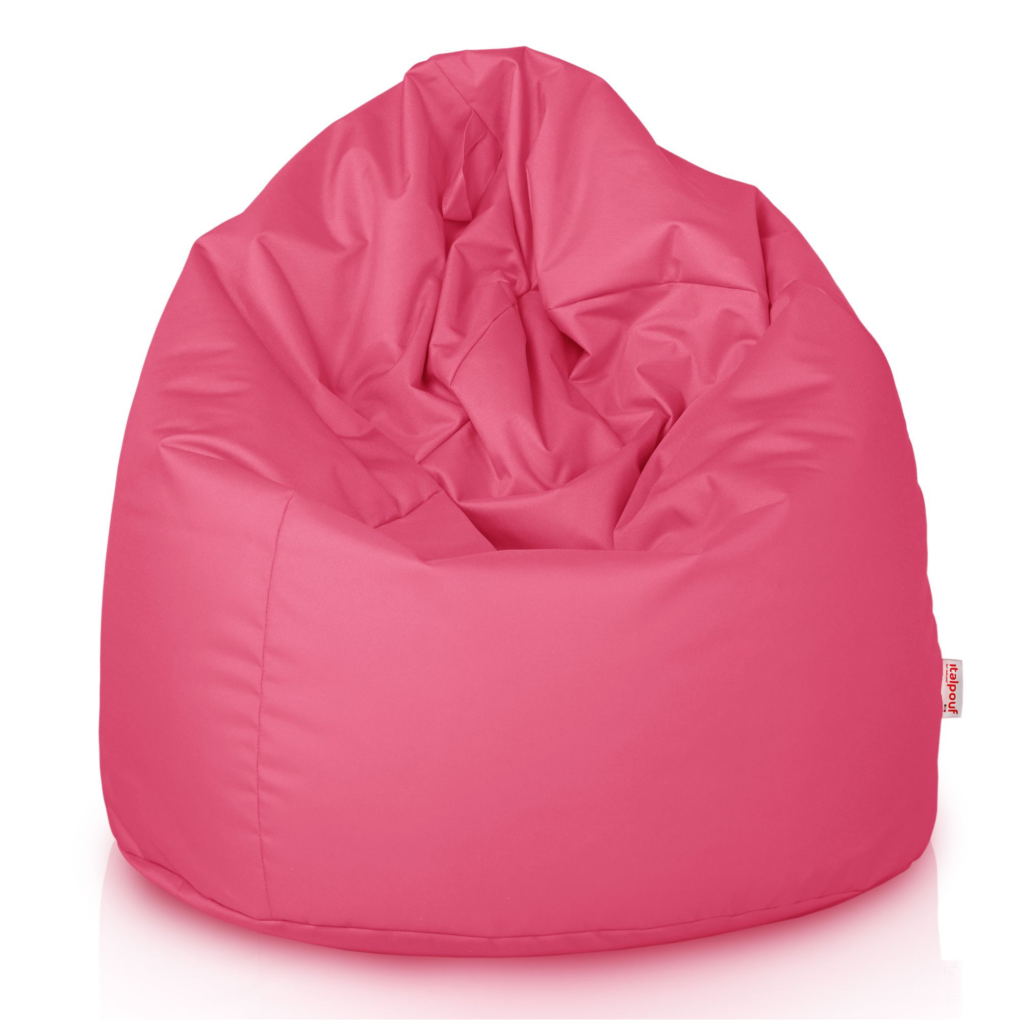 Pouf sacco per bambini da esterno. Poltrona sacco rosa impermeabile