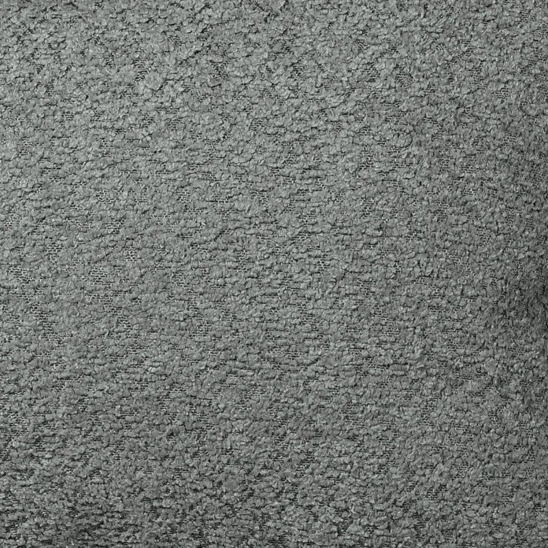 Pouf Poggiapiedi Rotondo - Tessuto Bouclè – vista 2