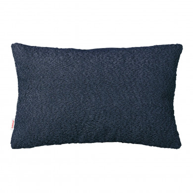 Blu navy bouclé cuscino rettangolare