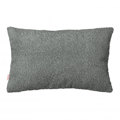 Grigio bouclé cuscino rettangolare