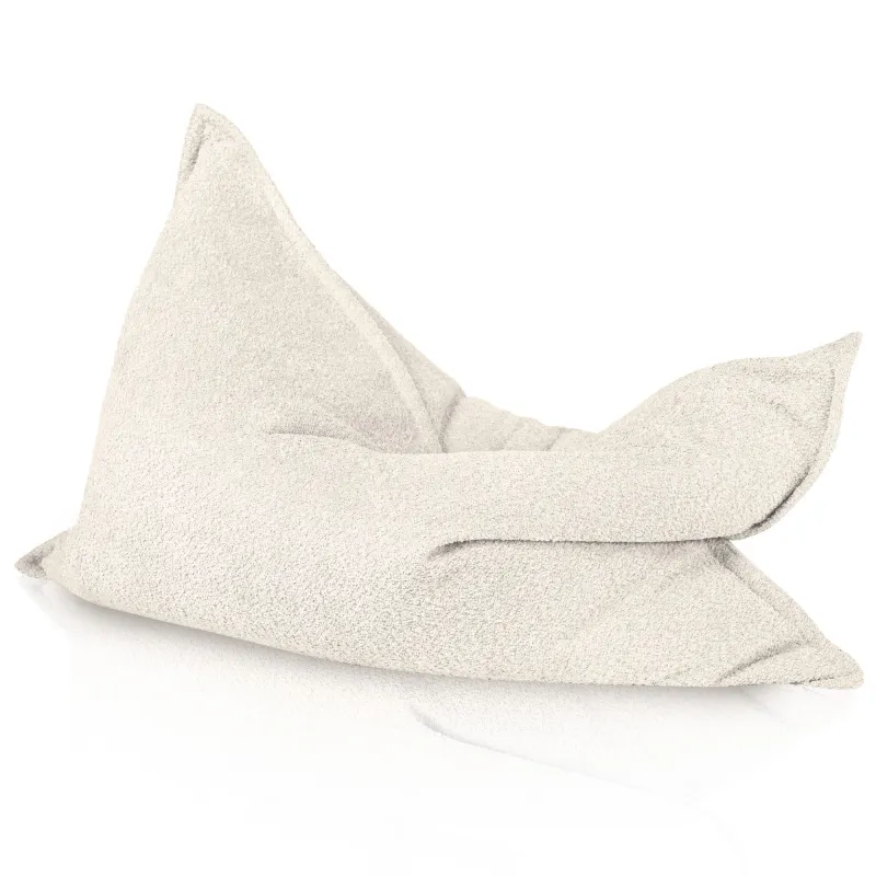 Ecrù bouclé cuscino gigante per bambini
