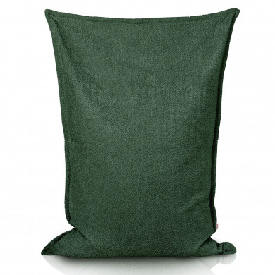Verde scuro bouclé cuscino gigante per bambini