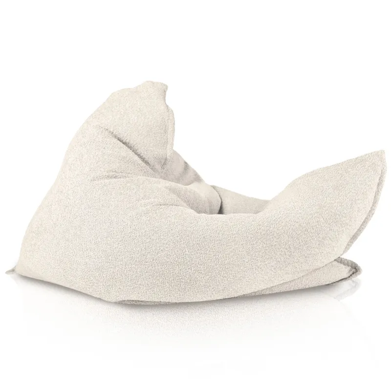 Ecrù bouclé cuscino gigante per bambini
