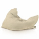 Beige chiaro bouclé cuscino pouf gigante XXL
