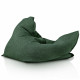 Verde scuro bouclé cuscino gigante per bambini