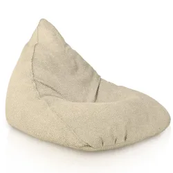 Poltrona Pouf Sacco Seduta XL Bermuda - Tessuto Bouclè