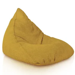 Poltrona Pouf Sacco Seduta XL Bermuda - Tessuto Bouclè