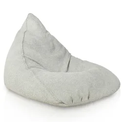 Poltrona Pouf Sacco Seduta XL Bermuda - Tessuto Bouclè