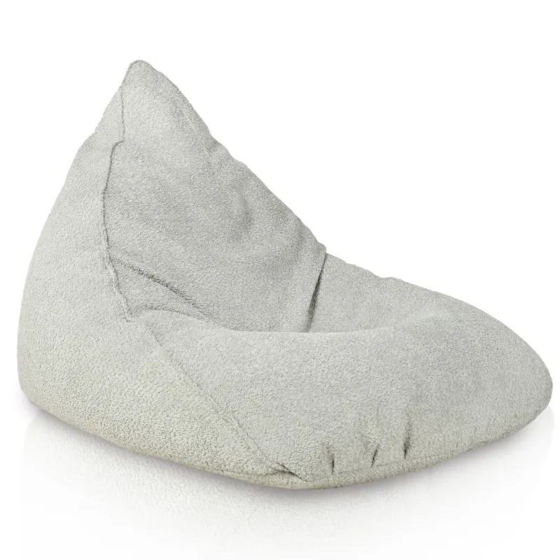 Poltrona Pouf Sacco Seduta XL Bermuda - Tessuto Bouclè