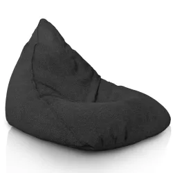 Poltrona Pouf Sacco Seduta XL Bermuda - Tessuto Bouclè