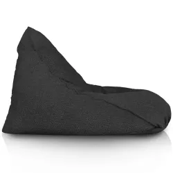 Poltrona Pouf Sacco Seduta XL Bermuda - Tessuto Bouclè – vista 2