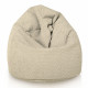 Beige chiaro pouf sacco per bambini bouclé