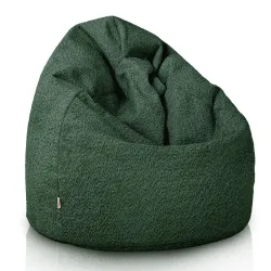 Poltrona Pouf Sacco XXL per adulti Gigante - Tessuto Bouclè