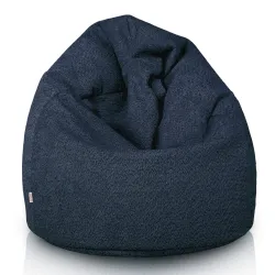 Poltrona Pouf Sacco XXL per adulti Gigante - Tessuto Bouclè – vista 3
