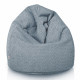 Blu pouf sacco per bambini bouclé