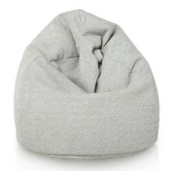 Poltrona Pouf Sacco XXL per adulti Gigante - Tessuto Bouclè – vista 3