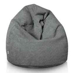 Poltrona Pouf Sacco XXL per adulti Gigante - Tessuto Bouclè – vista 3