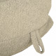 Beige chiaro grande pouf sacco XL bouclé