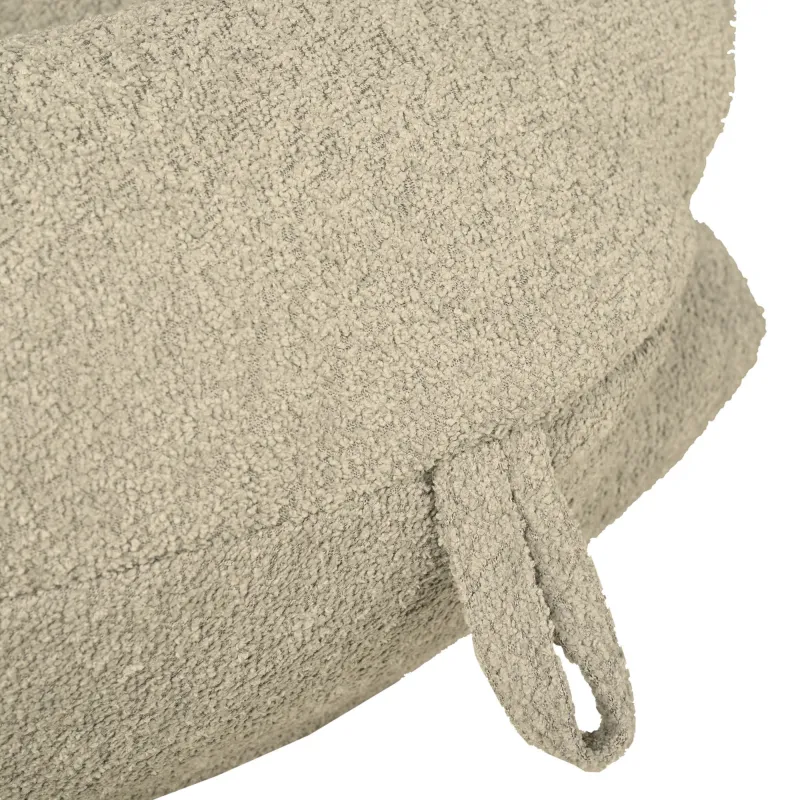 Poltrona Pouf Sacco XXL per adulti Gigante - Tessuto Bouclè – vista 4