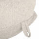 Ecrù grande pouf sacco XL bouclé