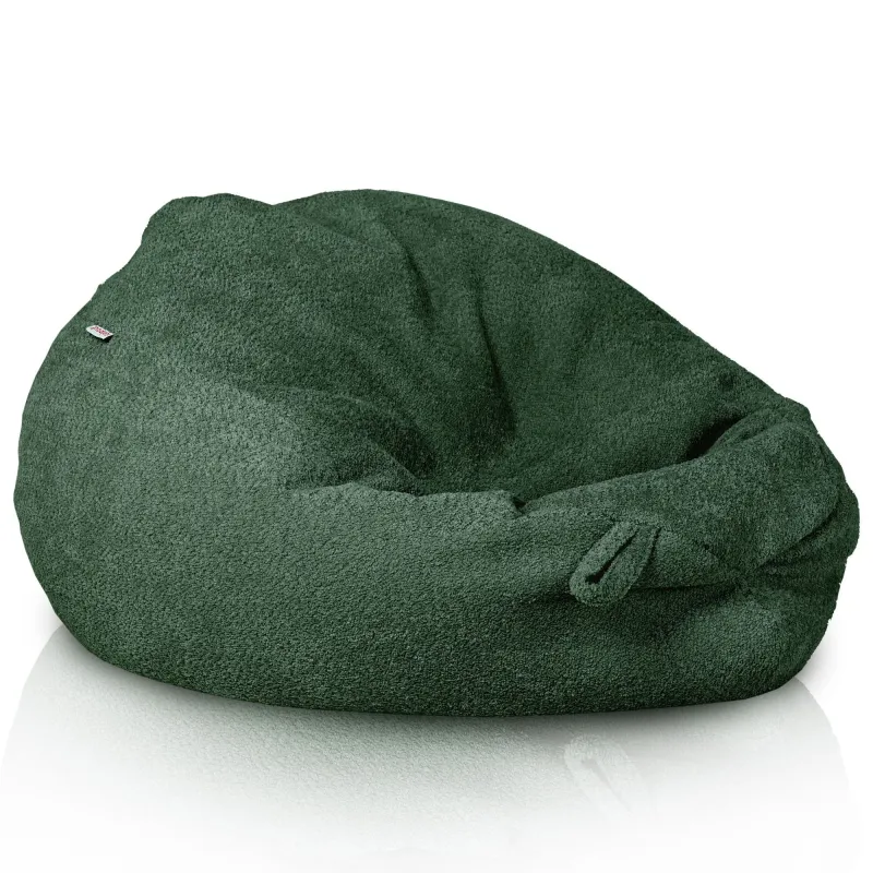 Poltrona Pouf Sacco XXL per adulti Gigante - Tessuto Bouclè – vista 2