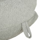 Grigio chiaro grande pouf sacco XL bouclé
