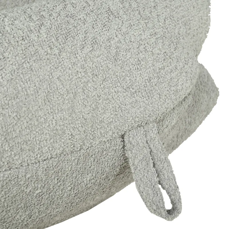 Poltrona Pouf Sacco XXL per adulti Gigante - Tessuto Bouclè – vista 4