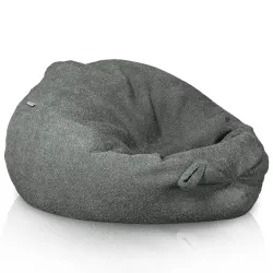 Poltrona Pouf Sacco XXL per adulti Gigante - Tessuto Bouclè – vista 2