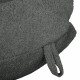 Grigio grande pouf sacco XL bouclé