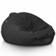 Nero grande pouf sacco XL bouclé