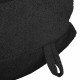 Nero grande pouf sacco XL bouclé