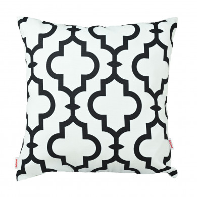 Cuscino quadrato marocchino bianco