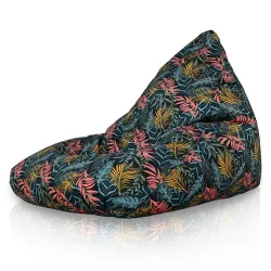 Poltrona Pouf Sacco Seduta XL Bermuda - Tessuto Stampato Premium