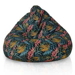 Poltrona Pouf Sacco a Pera XXL Drop - Tessuto Stampato Premium – vista 21