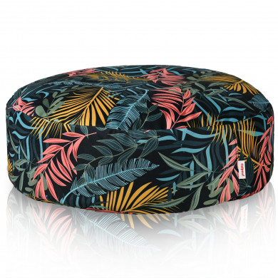 Pouf poggiapiedi Foglie colorate