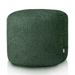 Pouf Rotondo Cilindro - Tessuto Bouclè