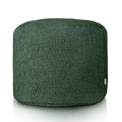 Pouf Rotondo Cilindro - Tessuto Bouclè – vista 2