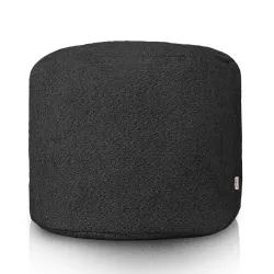 Pouf Rotondo Cilindro - Tessuto Bouclè – vista 2