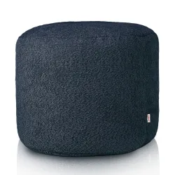 Pouf Rotondo Cilindro - Tessuto Bouclè