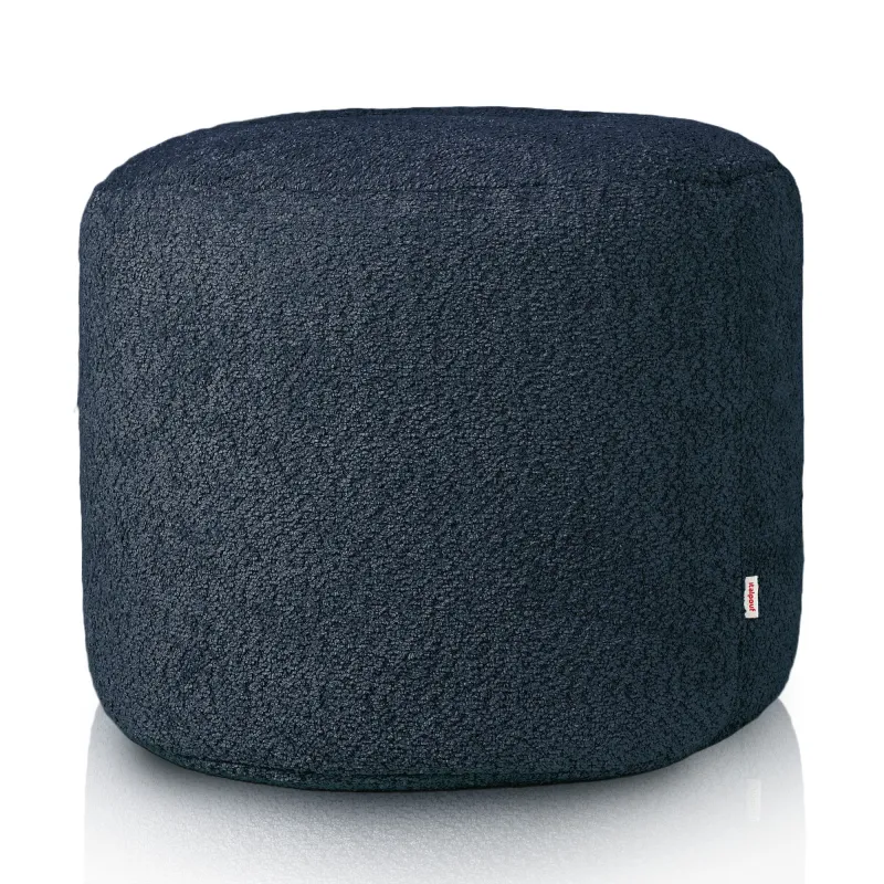 Pouf Rotondo Cilindro - Tessuto Bouclè