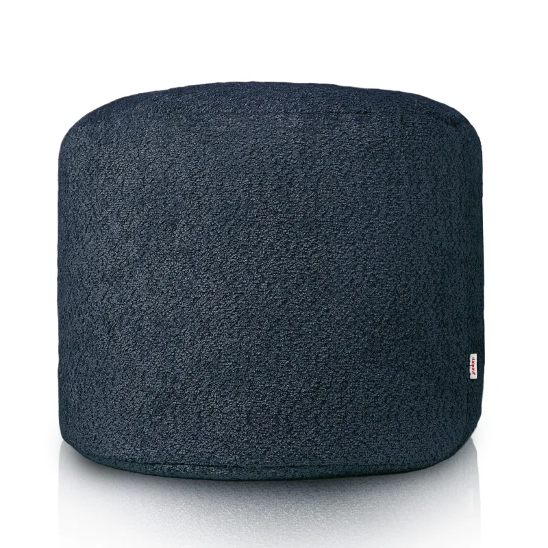 Pouf Rotondo Cilindro - Tessuto Bouclè – vista 2