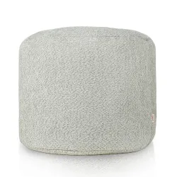 Pouf Rotondo Cilindro - Tessuto Bouclè – vista 2