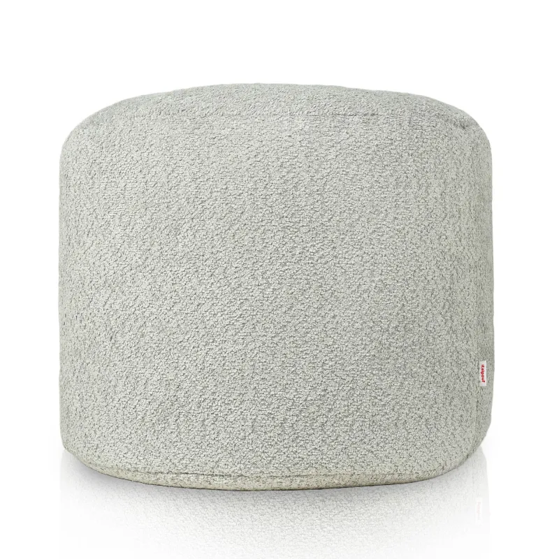 Pouf Rotondo Cilindro - Tessuto Bouclè – vista 2